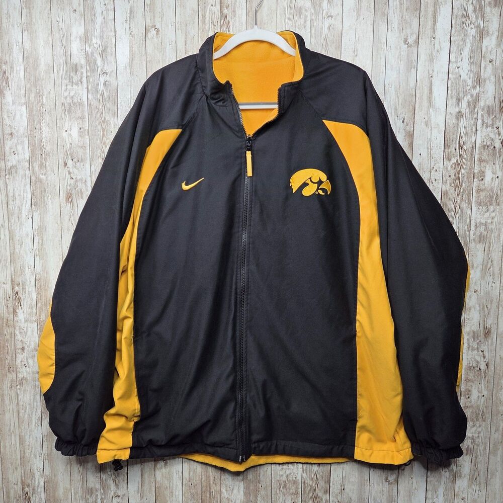 Iowa State Cyclones Nike Team Fit Storm Men's Jacket Size XXL Reversible Vintage